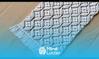 Macrame table and coasters design