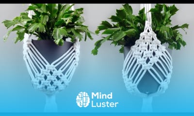 Macrame plant hangers