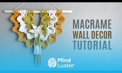 Macrame wall hanging design