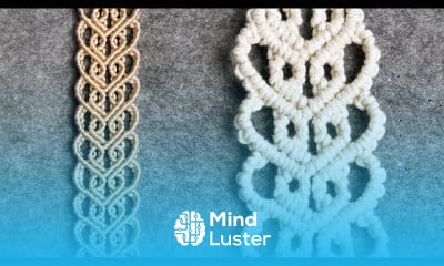 Macrame heart bracelets design