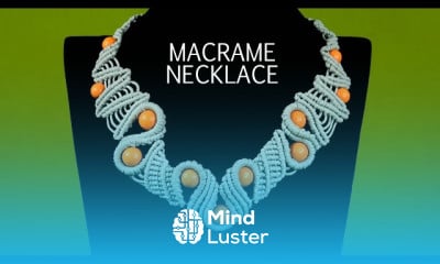 Macrame necklaces design