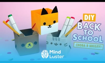Making origami paper cat box