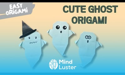 Origami halloween decoration