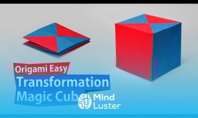 making origami 3D magic cube
