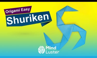 Making origami ninja star