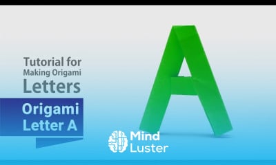 Making origami letters