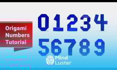 Making origami number