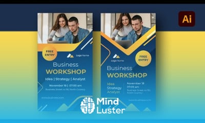 Instagram story design in Illustrator