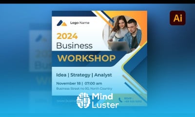 Business facebook cover design in Illustrator