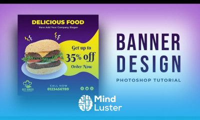 Banner Design in Photoshop from Scratch