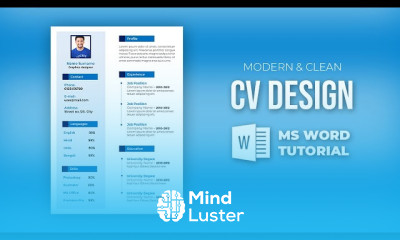 CV design in MS word for beginners