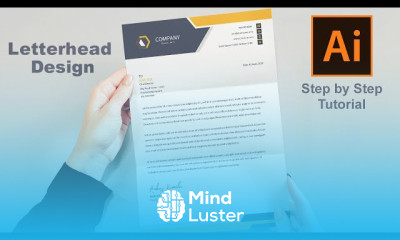 Design a letterhead in illustrator