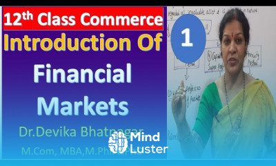 वाणिज्य में वित्तीय बाज़ार