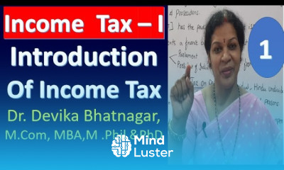 आयकर की मूलभूत बातें