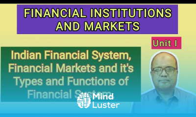 वित्तीय संस्थान और बाजार