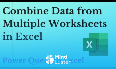 Master power query in excel step by step