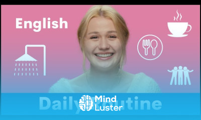 Daily routine in english for beginners