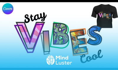 Create typography poster in canva
