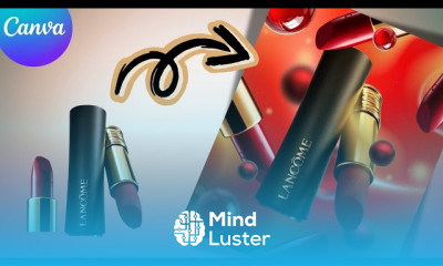 Product manipulation ads design with canva