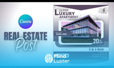 Real estate design in canva for beginners