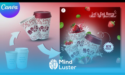 Products packaging design with canva