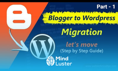 Blogger से WordPress पर ट्रांसफर कैसे करें