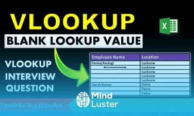 जॉब इंटरव्यू के लिए Excel Lookup फ़ंक्शन्स
