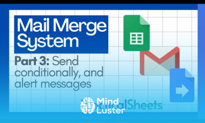 Mail merge in google sheets step by step