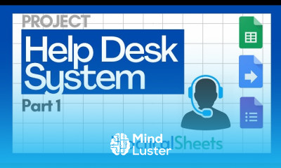 Help desk system with google sheets and forms