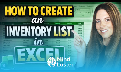 Create an automated inventory system in excel