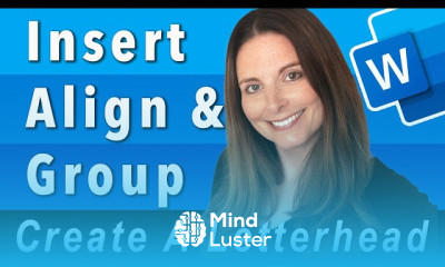 Create a letterhead in MS word for beginners