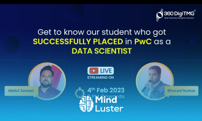 Interview with Abdul Jameel | Placed at PwC as a Data Scientist | 360DigiTMG