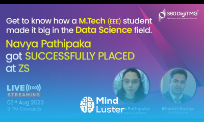 Interview with Navya Pathipaka | ZS | Associate Data Scientist | 360DigiTMG