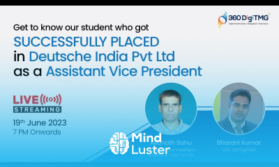 Interview with Akanath Sahu | Deutsche India Pvt Ltd | Assistant Vice President | 360DigiTMG