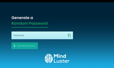 How To Generate a Random Password Using JavaScript | Password Generator JavaScript Project