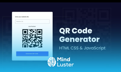 How To Make QR Code Generator Website Using HTML CSS And JavaScript