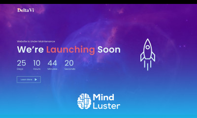 How To Make A Website Coming Soon Page Using HTML CSS JavaScript with Time Date Countdown
