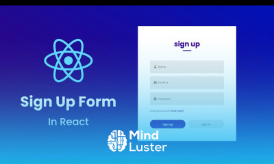 How To Make Sign In Sign Up Form Using React JS | ReactJS Login Registration Form