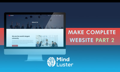 How To Make Website Complete Website | College Website Design | Part 2