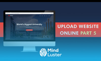 How To Upload Website Online | Complete Website Design For College University Step By Step