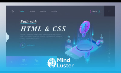 Learn How To Make A Website Using HTML And CSS | Website Design In HTML ...