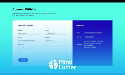 How To Make A Contact Us Page Using HTML And CSS In 10 Minutes