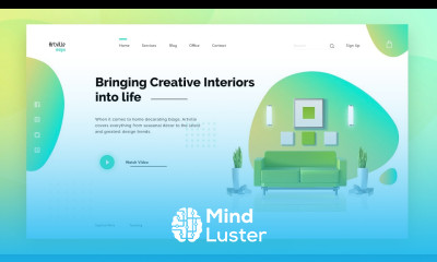 Learn UI Design Tutorial | Design Latest Website In Adobe XD | Learn UI ...