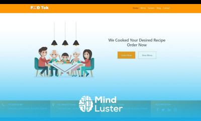 How To Make Restaurant Website Header Using HTML CSS And Bootstrap