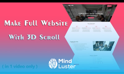 Learn How To Make A Website Using HTML And CSS With 3D Effect Scrolling ...