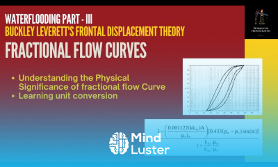 Waterflooding | Frontal Displacement Theory | Fractional Flow III