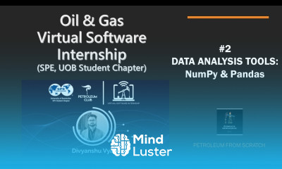 Session 2 Data Analysis tools NumPy Pandas | SPE UOB Algeria Chapter