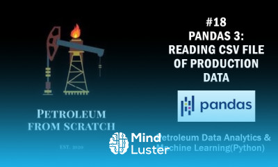 Lecture 18 Pandas 3 Reading CSV File of Production Data | ML | Python