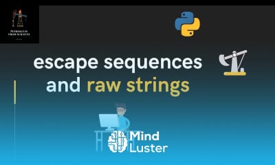 Learn Lecture 3 Escape Sequences and Raw Strings | Python for Oil and ...