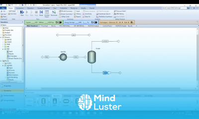 How to Setup a 2 phase Flash Drum in Aspen Plus Lec 013